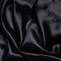 Pure Silk Pillowcase -Black